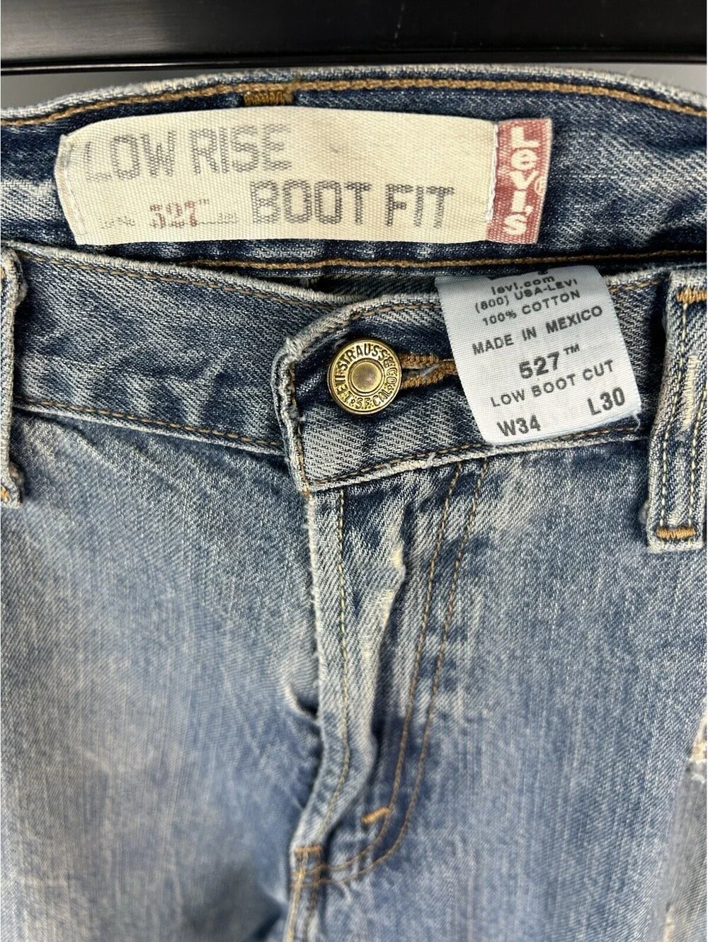 Levi’s 527 Low Rise Bootcut Jeans Men’s Size 34x30